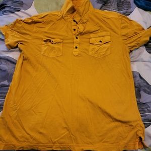 Mustard yellow Kenneth cole reaction polo
